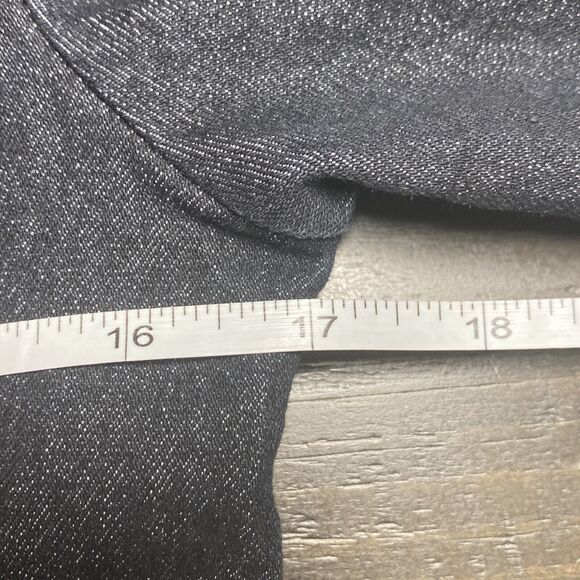 RUSTIC DENIM 100% Cotton Glittered Semi Distressed Women's Denim Jacket -SMALL - Picture 10 of 13